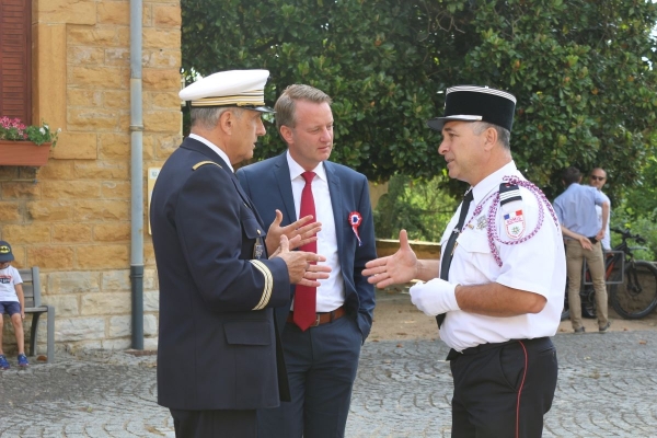 14 juillet 2020 en prsence du maire de Ringsheim