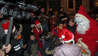 Père Noêl place Verdun le 24 dec 2015