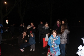 Père Noêl place Ringsheim  le 4 décembre 2015