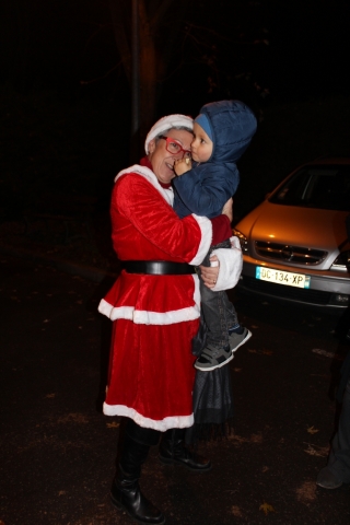 Père Noêl place Ringsheim  le 4 décembre 2015