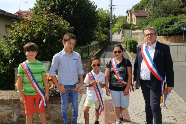 14 juillet 2020 en prsence du maire de Ringsheim