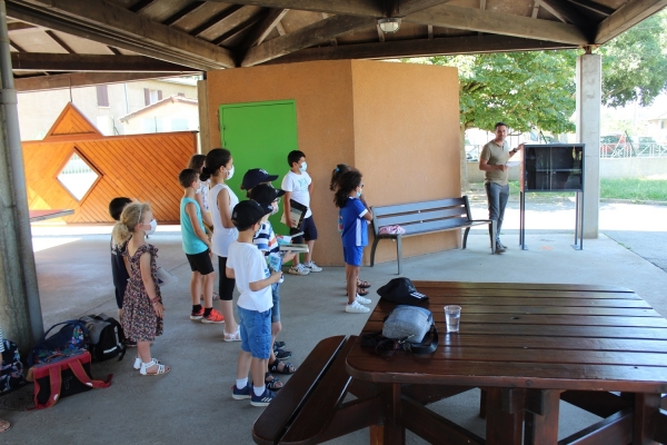 Inauguration boîte à lire de l'école