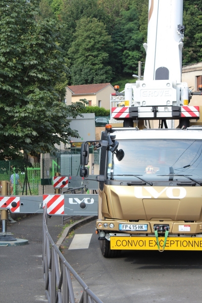 Installation du modulaire à l'école