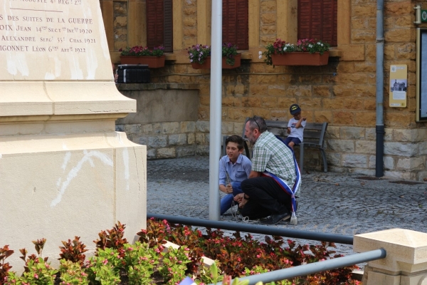 14 juillet 2020 en prsence du maire de Ringsheim