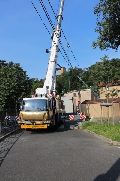 Installation du modulaire à l'école