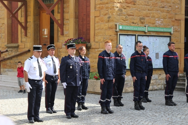 14 juillet 2020 en présence du maire de Ringsheim