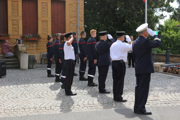 14 juillet 2020 en prsence du maire de Ringsheim