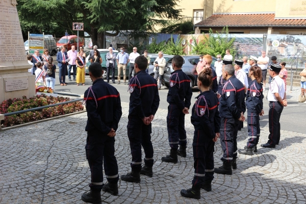 14 juillet 2020 en présence du maire de Ringsheim