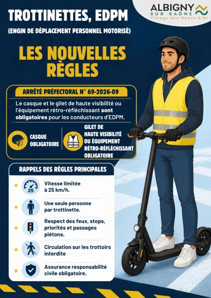 Trotinettes - EDPM : nouvelles règles