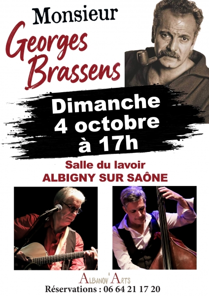 Spectacle Monsieur Georges Brassens