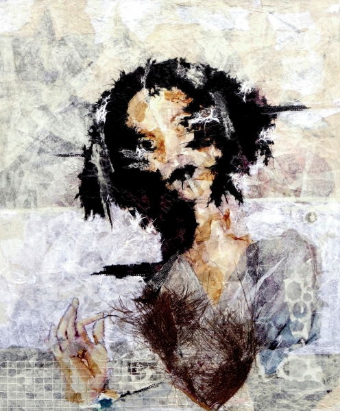 Margot Buffet : Fil-rompu-en-mes-mains-80X100CM