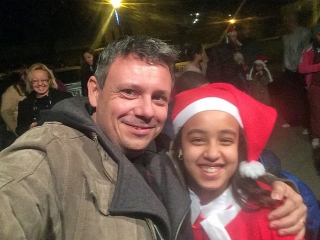Père Noêl à la Falaise, 18 décembre 2015