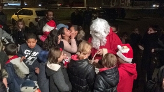 Père Noêl à la Falaise, 18 décembre 2015