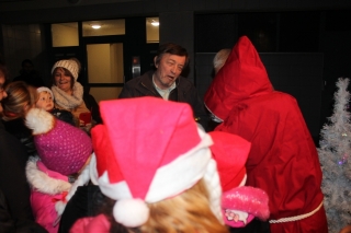 Père Noêl à la Plaine le 5 décembre 2015