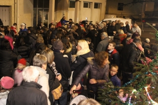 Père Noêl cour du lavoir le 8 décembre 2015