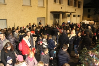 Père Noêl cour du lavoir le 8 décembre 2015