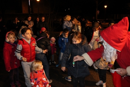 Père Noêl le 23 décembre 2016 à la Falaise