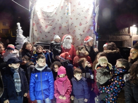 Père Noêl le 24 décembre 2016 place Verdun