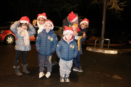 Père Noêl à Villevert, 15 décembre 2017