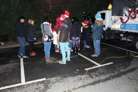 Père Noêl place de Ringsheim le 9 décembre 2017