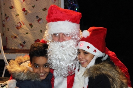 Père Noêl place de Ringsheim le 9 décembre 2017