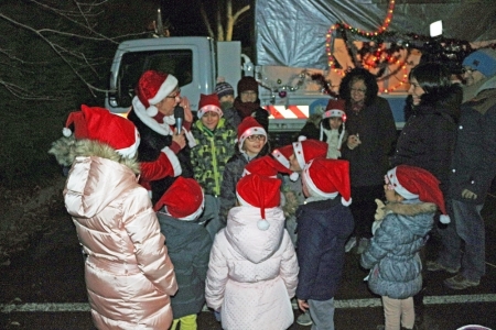 Père Noêl place de Ringsheim le 9 décembre 2017