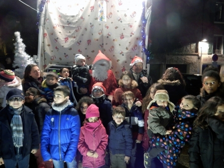 Père Noêl le 24 décembre 2016 place Verdun