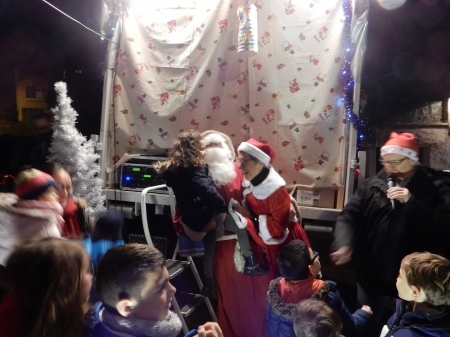 Père Noêl le 24 décembre 2016 place Verdun