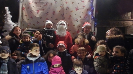Père Noêl le 24 décembre 2016 place Verdun