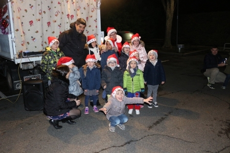 Père Noêl place de Ringsheim le 9 décembre 2017