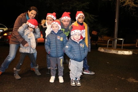 Père Noêl à Villevert, 15 décembre 2017
