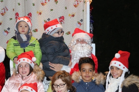 Père Noêl place de Ringsheim le 9 décembre 2017