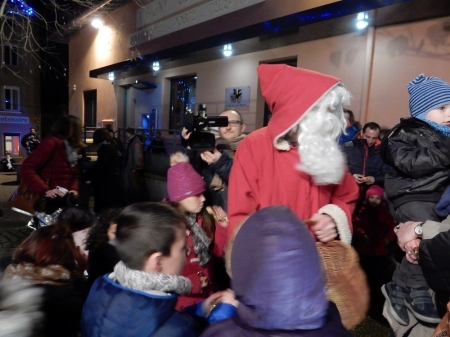 Père Noêl le 24 décembre 2016 place Verdun