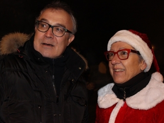 Père Noël le 9 décembre 2016 place de Ringsheim