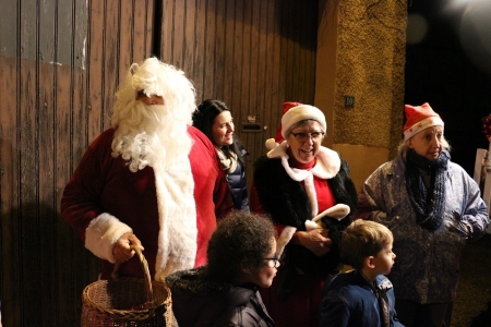 Père Noêl place Élie Guillon, 22 décembre 2017