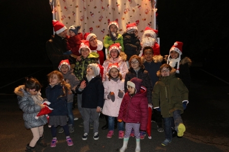 Père Noêl place de Ringsheim le 9 décembre 2017