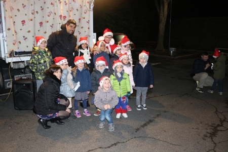 Père Noêl place de Ringsheim le 9 décembre 2017