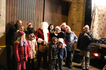 Père Noêl place Élie Guillon, 22 décembre 2017