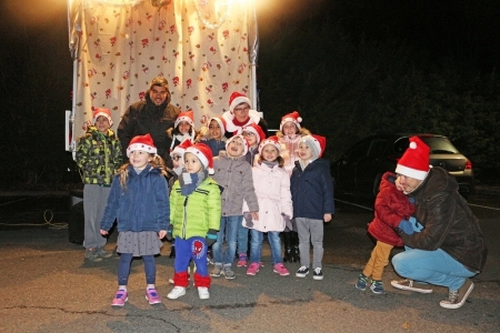 Père Noêl place de Ringsheim le 9 décembre 2017
