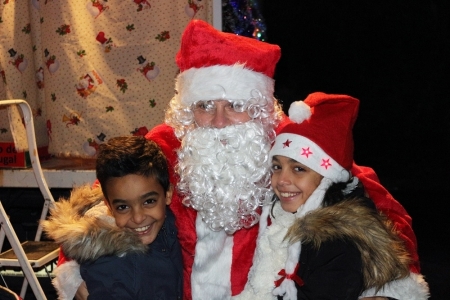 Père Noêl place de Ringsheim le 9 décembre 2017
