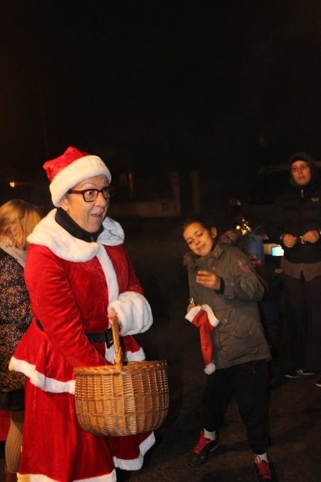 Père Noël le 9 décembre 2016 place de Ringsheim