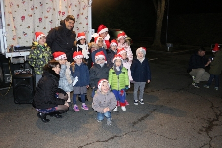Père Noêl place de Ringsheim le 9 décembre 2017