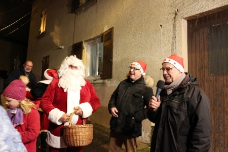 Père Noêl place Élie Guillon, 22 décembre 2017