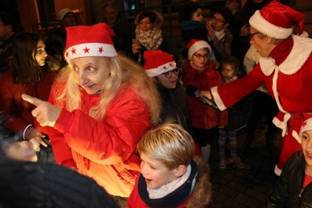 Père Noêl le 24 décembre, place Verdun