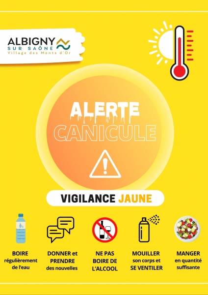 Vigilance Jaune Canicule