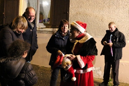 Père Noêl place Élie Guillon, 22 décembre 2017