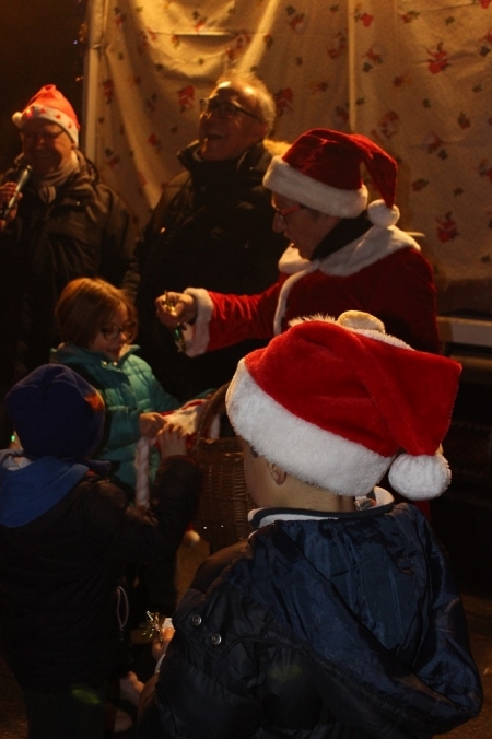 Père Noêl le 9 décembre 2016 place de Ringsheim