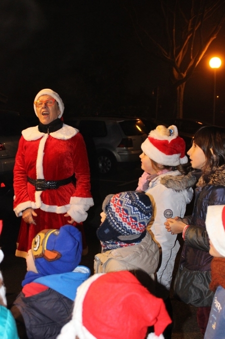 Père Noël le 9 décembre 2016 place de Ringsheim