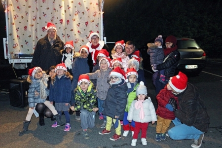 Père Noêl place de Ringsheim le 9 décembre 2017