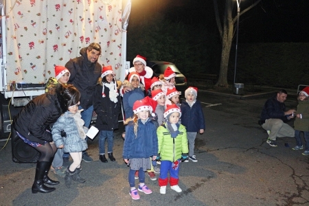 Père Noêl place de Ringsheim le 9 décembre 2017